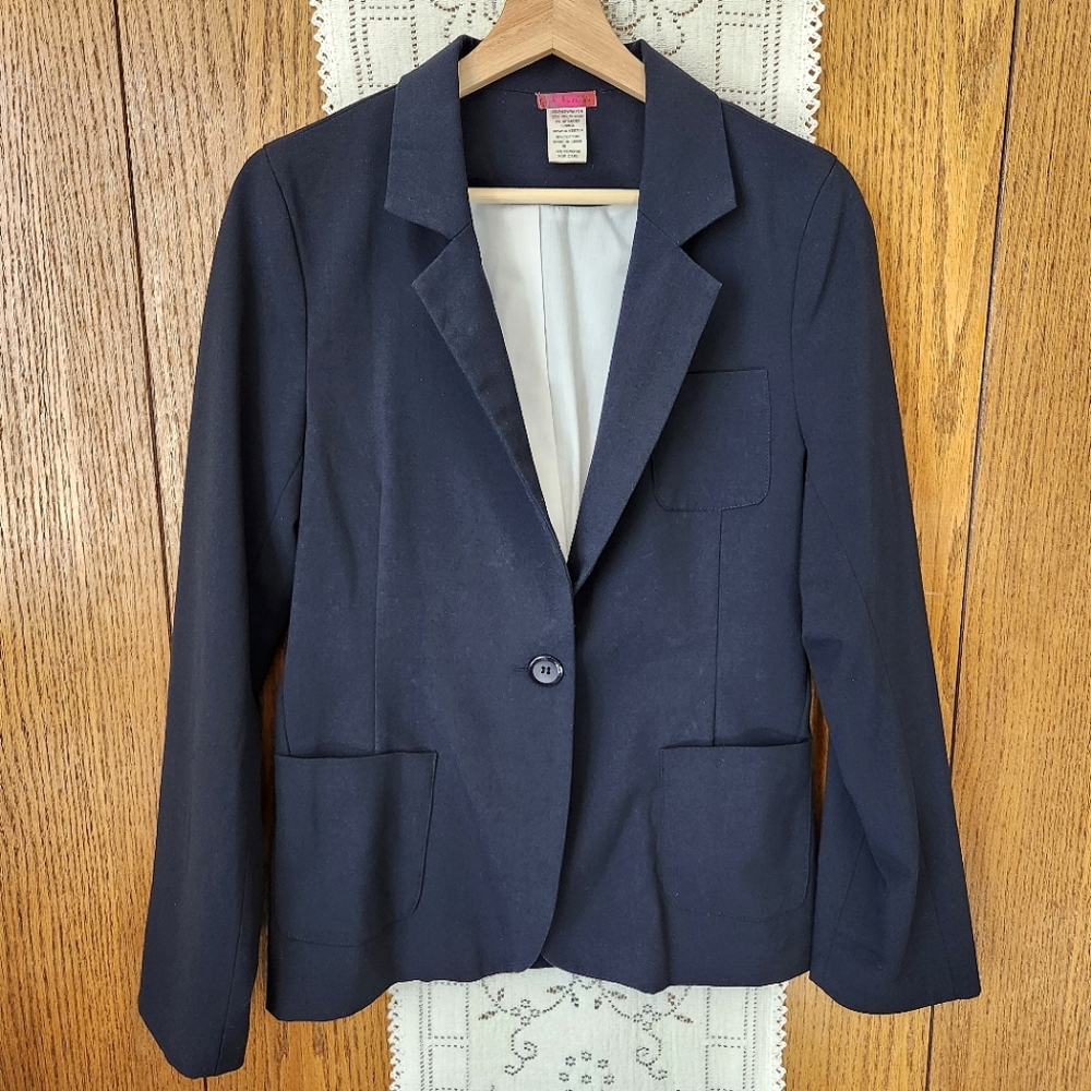 Not Forever Navy Blazer